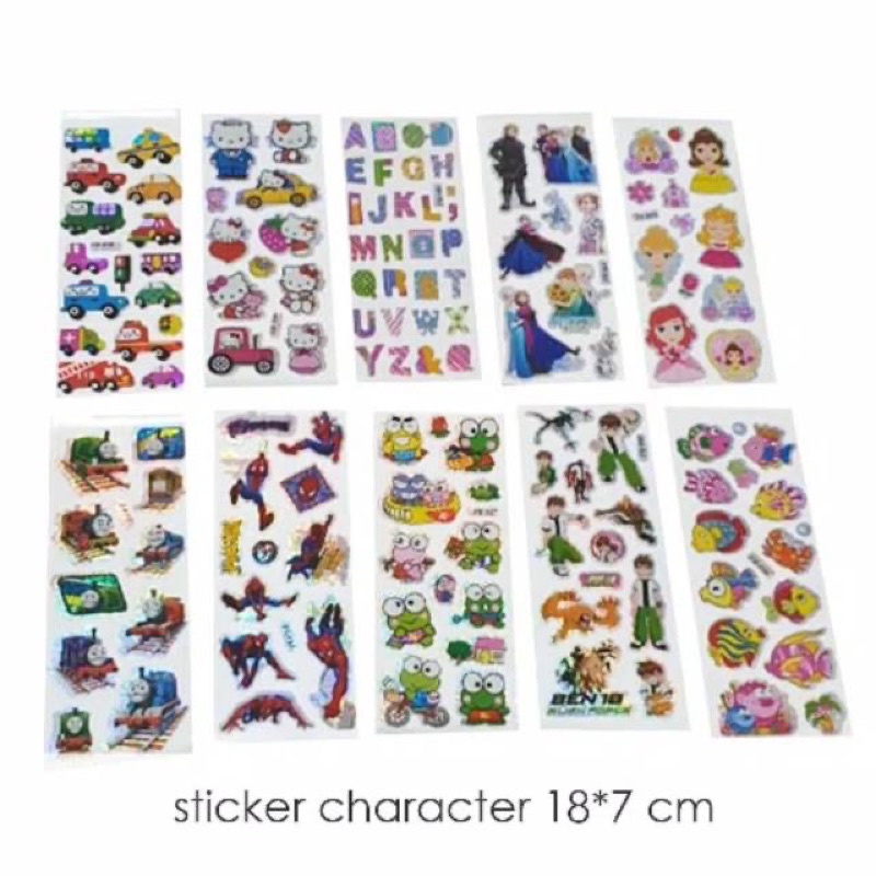 

Sticker Karakter isi 20pcs