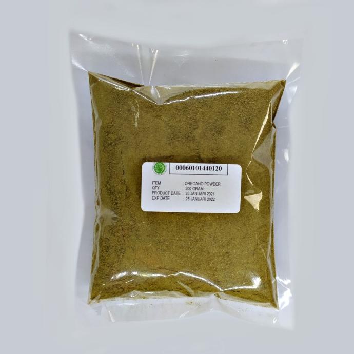 

bumbu OREGANO BUBUK / OREGANO POWDER KEMASAN 200 GRAM KUALITAS PREMIUM 100%