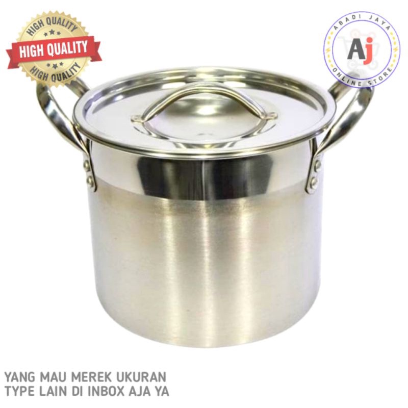 panci stainless steel stockpot SUPRA