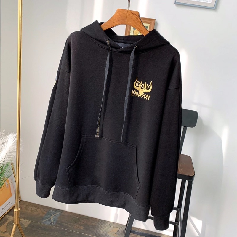 BOY18 SWEATER HOODIE BOY LONDON FULL WINGS PRIA WANITA BIG SIZE