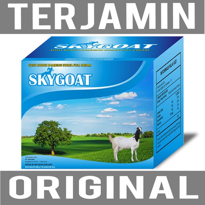 

Susu Kambing Etawa Serbuk Tidak Bau Kambing isi 10 Sachet