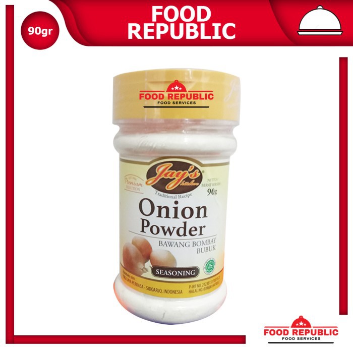 JAYS ONION POWDER SEASONING 90GR - BUBUK BAWANG BOMBAY MURNI HALAL