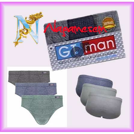 Celana Dalam Pria Gt Man GTMAN GMX atau GMY 3Pcs 3 pcs