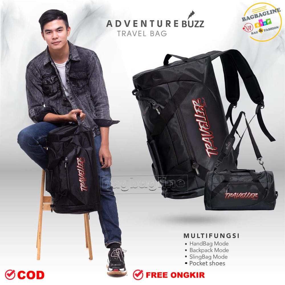 TAS TRAVEL  DUFFLE GYM OLAHRAGA BAJU PAKAIAN FOLDABLE JINJING MUDIK DUFFEL TREVEL BAG JUMBO Pria Wanita Outdoor Mudik Pakaian Jinjing Pulkam Besar Kuat Murah