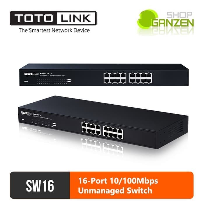 TOTOLINK SW16 Switch 16 Port 10/100Mbps Unmanaged