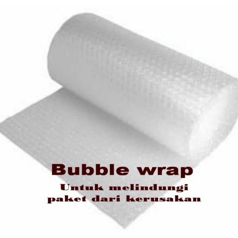 

Bubble wrap tambahan agar aman