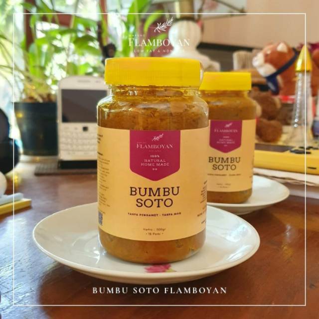 

Bumbu Soto Flamboyan 300gr Malang Tanpa MSG Tanpa Pengawet Untuk 15 Porsi