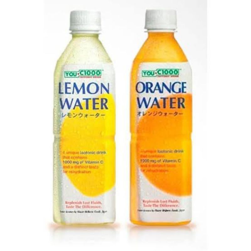 

YOU C 1000 BOTOL LEMON DAN JERUK VITAMIN C HEALTHY/SEHAT MINUMAN ISOTONIK 500 ML