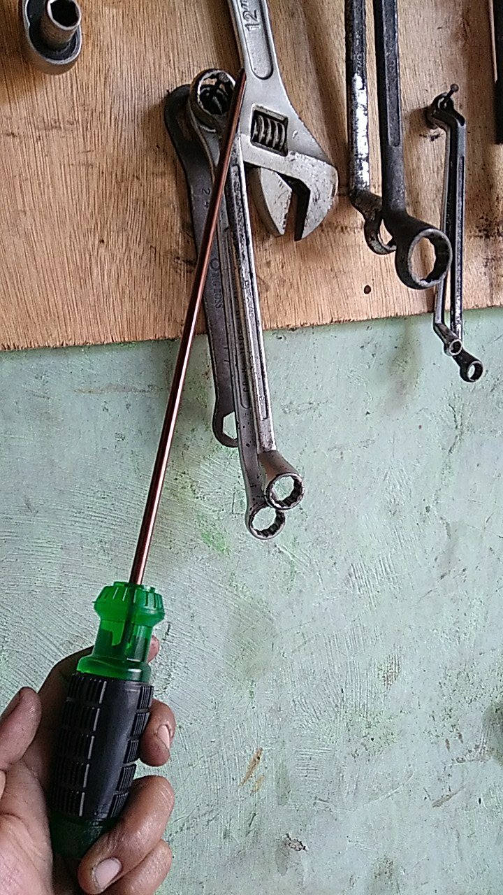 Obeng Plus-obeng Magnet-obeng Panjang Popeye 12 Inch