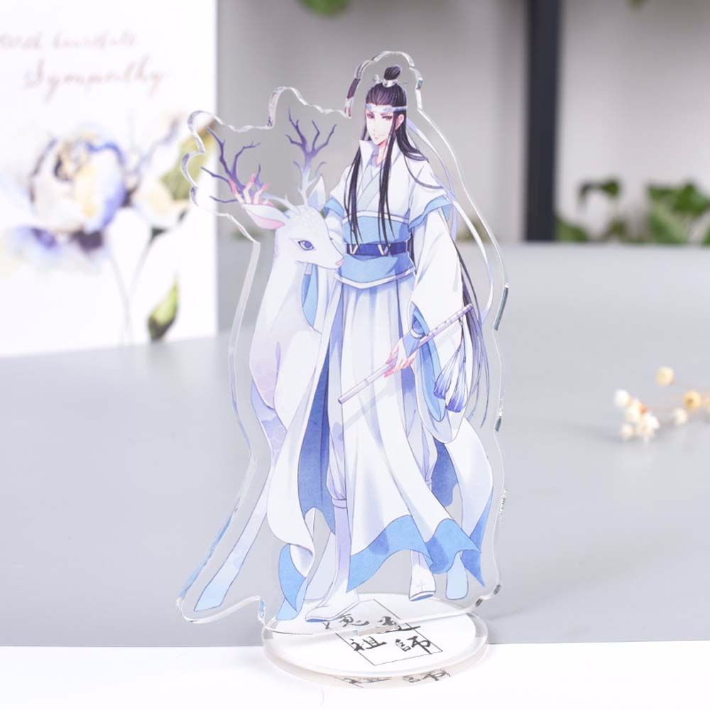 Needway  Fashion Acrylic Stand Figure Jin Ling Figure Model Toys Mo Dao Zu Shi Decoration Toys Action Figure Wei Wuxian Fans Gift Jiang Cheng Acrylic Figure Model Plate