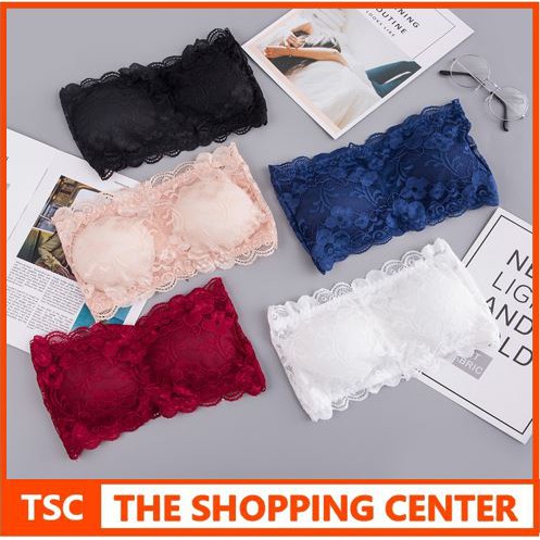 TSC  - Sb6 Bra Wanita Tanpa Kawat Pakaian Dalam Bahan Halus Bralette Push Up Sexy