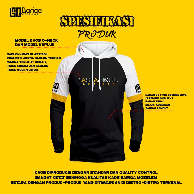 Kaos Distro Pria Bariqa Hijrah