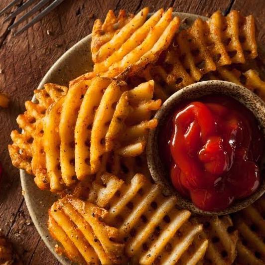 

Premium Seasoned Waffle Fries / Kentang Wafel Bumbu Termurah