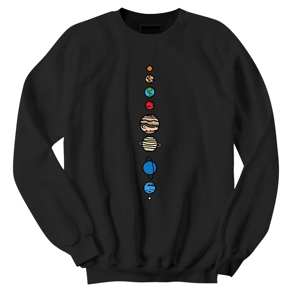 SWEATER CREWNECK NASA PRIA /WANITA BIGSIZE M-XXL