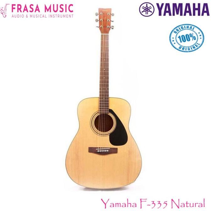 Gitar Akustik Yamaha F 335 / F335 / F-335 Acoustic Guitar Nt / Tbs Hiyaach