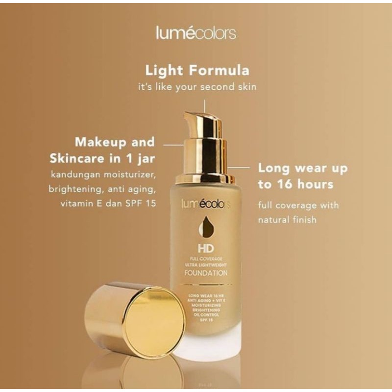 Lumecolors Lightweight Foundation Alas Bedak Viral