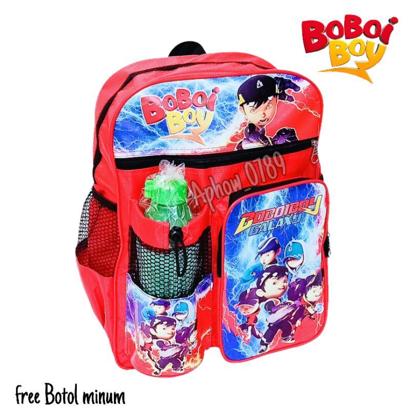 Tas Ransel Anak Laki Laki Karakter Boboiboy/ Ransel Sekolah TK/Sd Real Pict