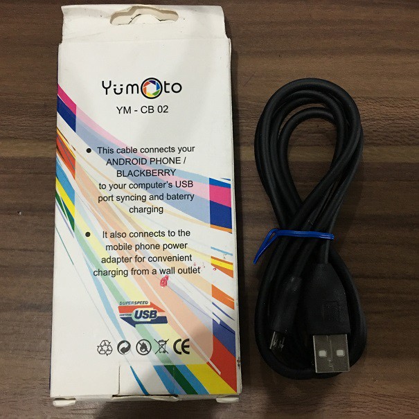 Kabel Data Yumoto YM CB02 Kabel Cas Kabel Charger Cable