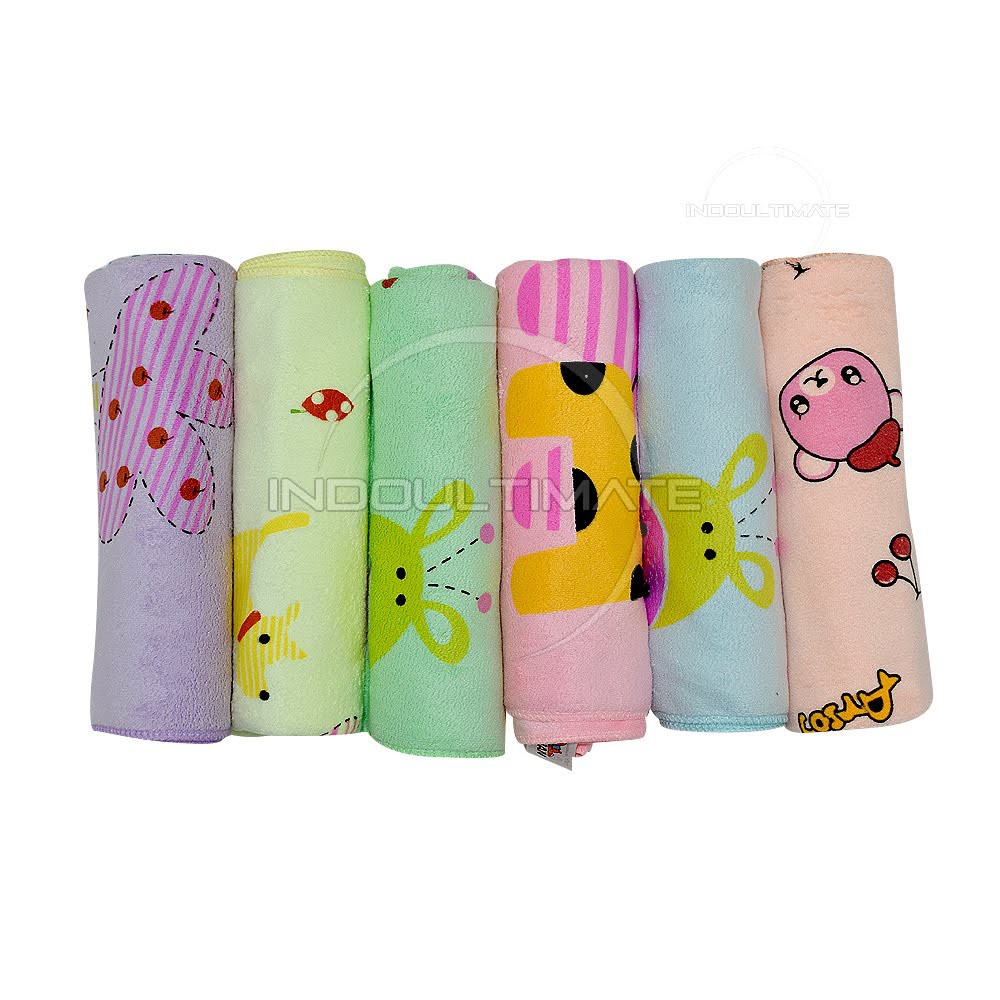 Handuk Bayi Daya Serap TINGGI / Handuk Mandi Anak Baby Towel Lembut HB-02 - RANDOM MOTIF