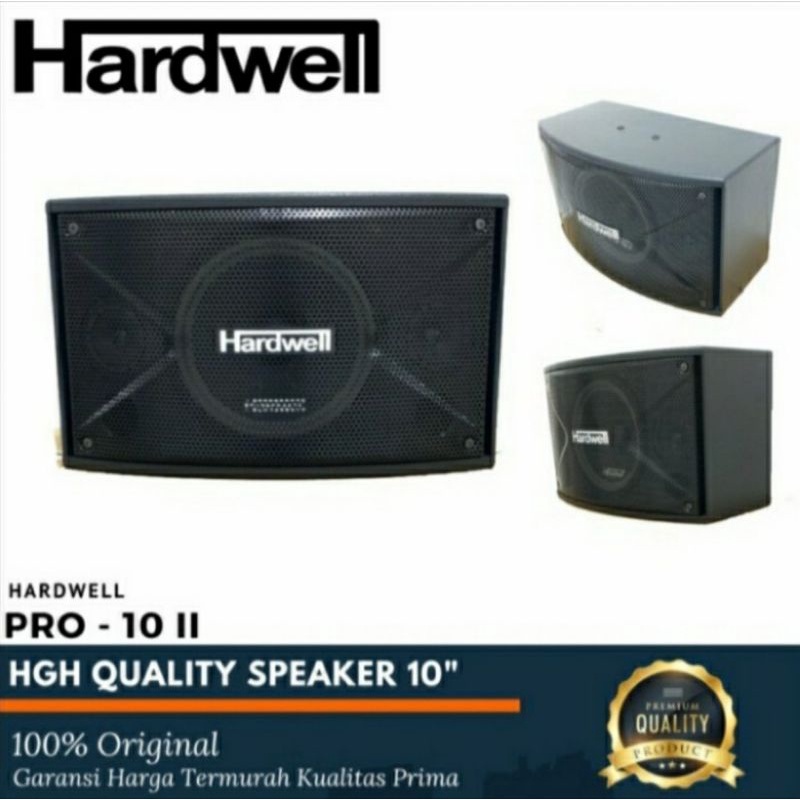 Paket speaker karaoke Hardwell 10 inch sound system Original