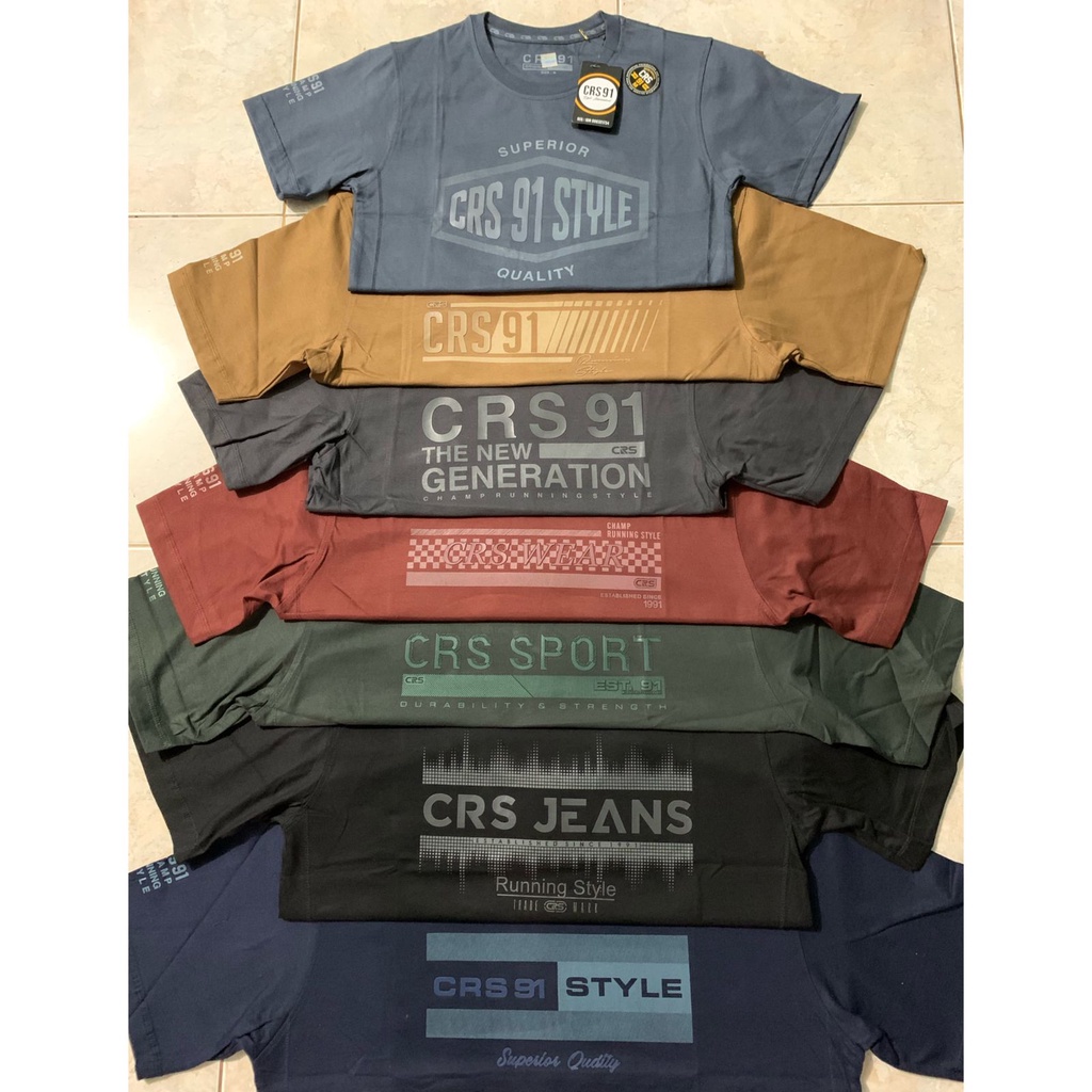 [ NEW ] Kaos CRS 91 | Kaos CRS Satuan | Kaos Oblong CRS 91  || Oblong Pria Dewasa Premium Terbaru