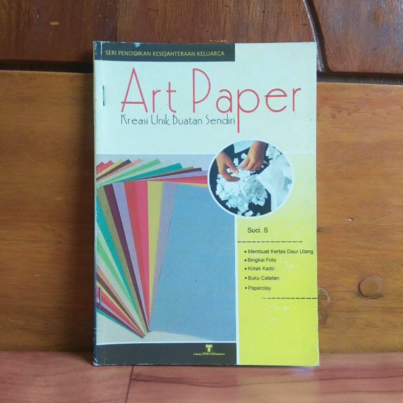 

ORIGINAL BUKU ART PAPER - KREASI UNIK BUATAN SENDIRI