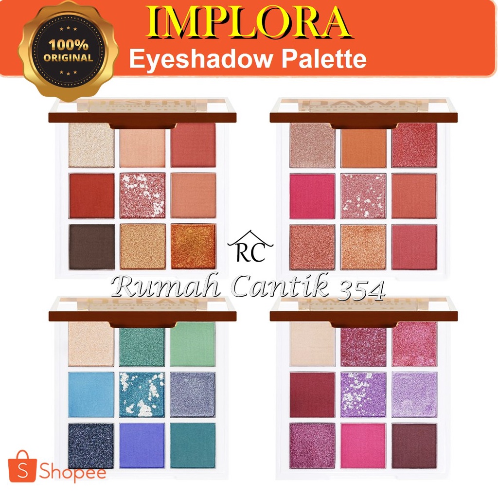 Implora New Eyeshadow Palette Rumah Cantik 354 Eyeshadow yang Membuat Make Up Agar Lebih Terlihat Indah