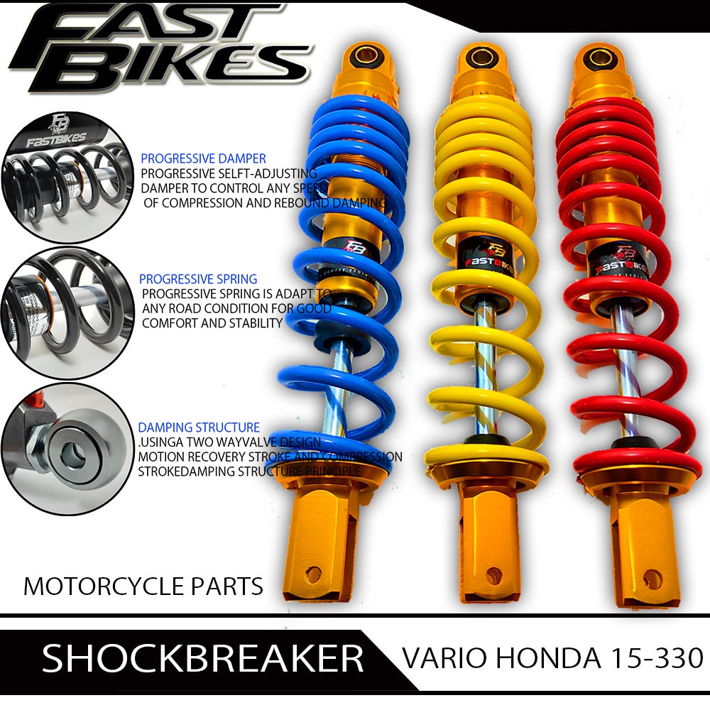 Shock Breaker Z Series Merk Fast Bikes Original Vario,Beat,Scoopy,Fazzio,Spacy,Fino,Mio,Mio j,Mio M3,Xeon,Genio Dan Motor Lain Nya