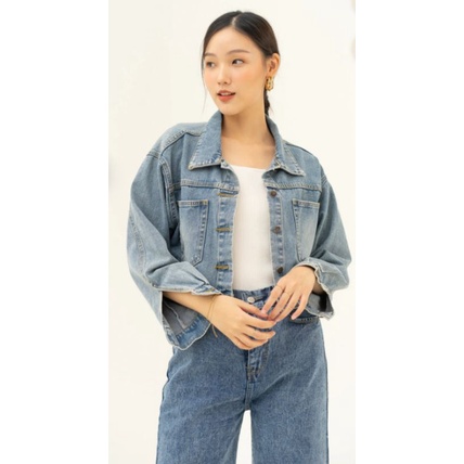 Lorraine Jacket Denim Blue by Claryn the Label