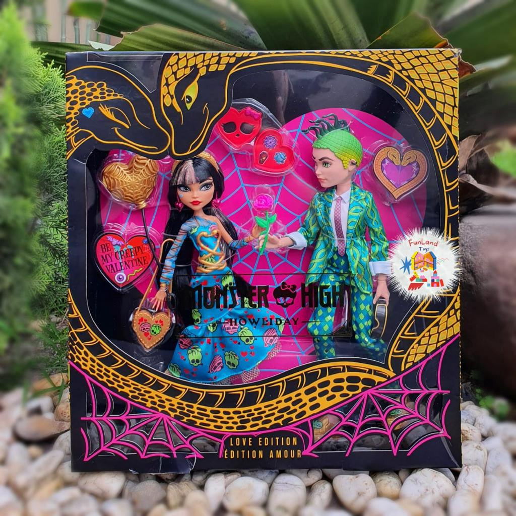 Monster High Cleo De Nile & Deuce Gorgon Valentine Day Collector Doll