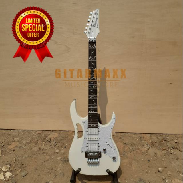 Gitar Ibanez Jem Flower Putih Korea