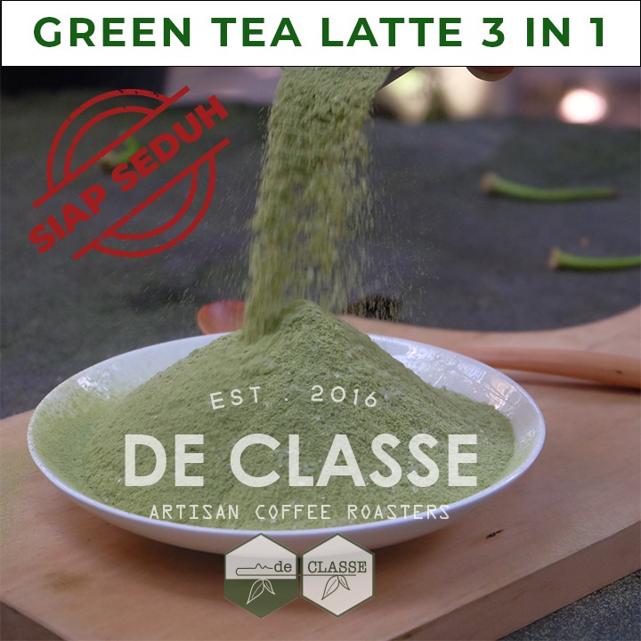 

MATCHA SIAP SEDUH 3IN1 1 KG GREENTEA LATTE POWDER PREMIUM TANPA ESSENS