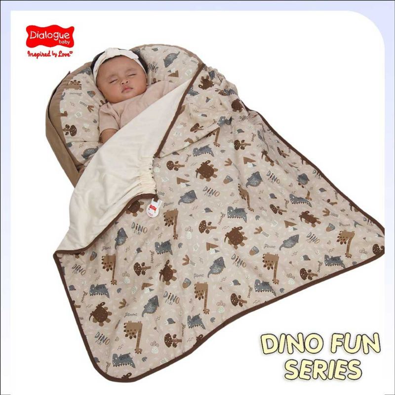 Dialogue Baby On The Go Blanket 6 in 1 Selimut Bayi 6 Fungsi DFB0044 Dino Fun Series - DGB3221 DGB3309