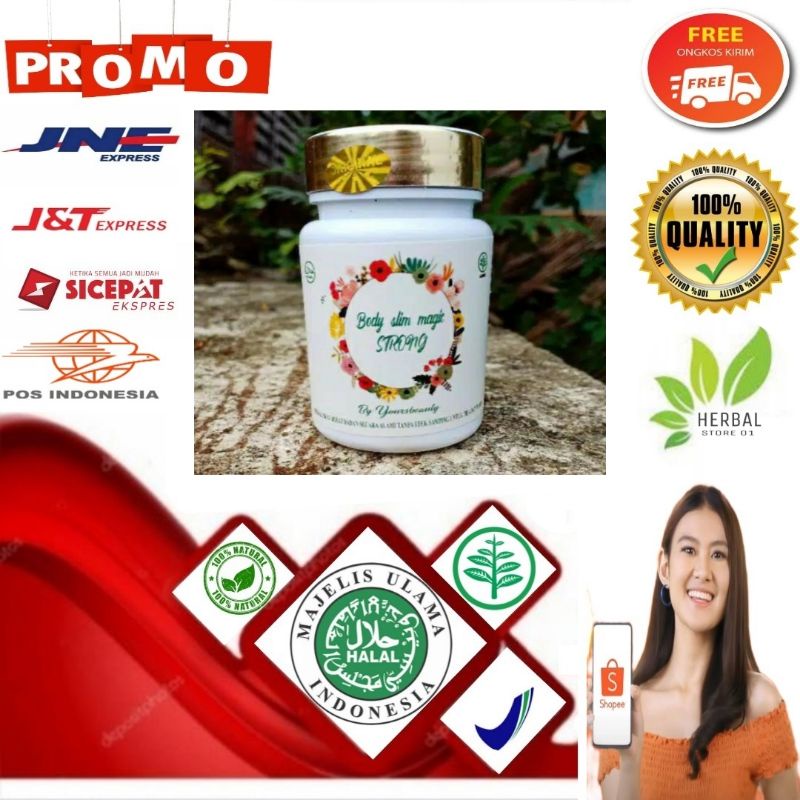 Body Slim Magic Strong Asli Pelangsing Badan Super Manjur Cepat Bpom
