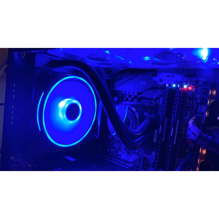 Liquid Cooler Xigmatek Aurora 120 1 FAN ARGB - CPU Fan Processor GAMING