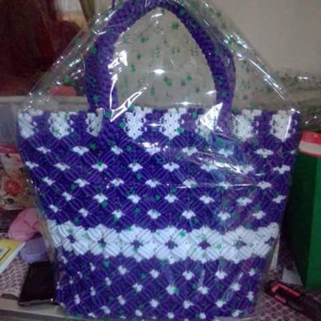 Tas tali kur motif melati