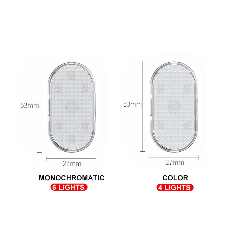 Lampu LED Indoor Wireless touch light Untuk Plafon/Mobil/USb Charging