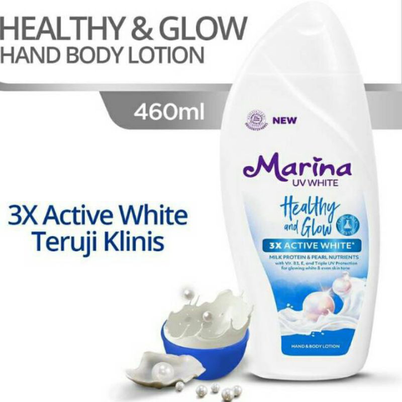 (Desty Shop) Handbody Marina 460ml(biru)