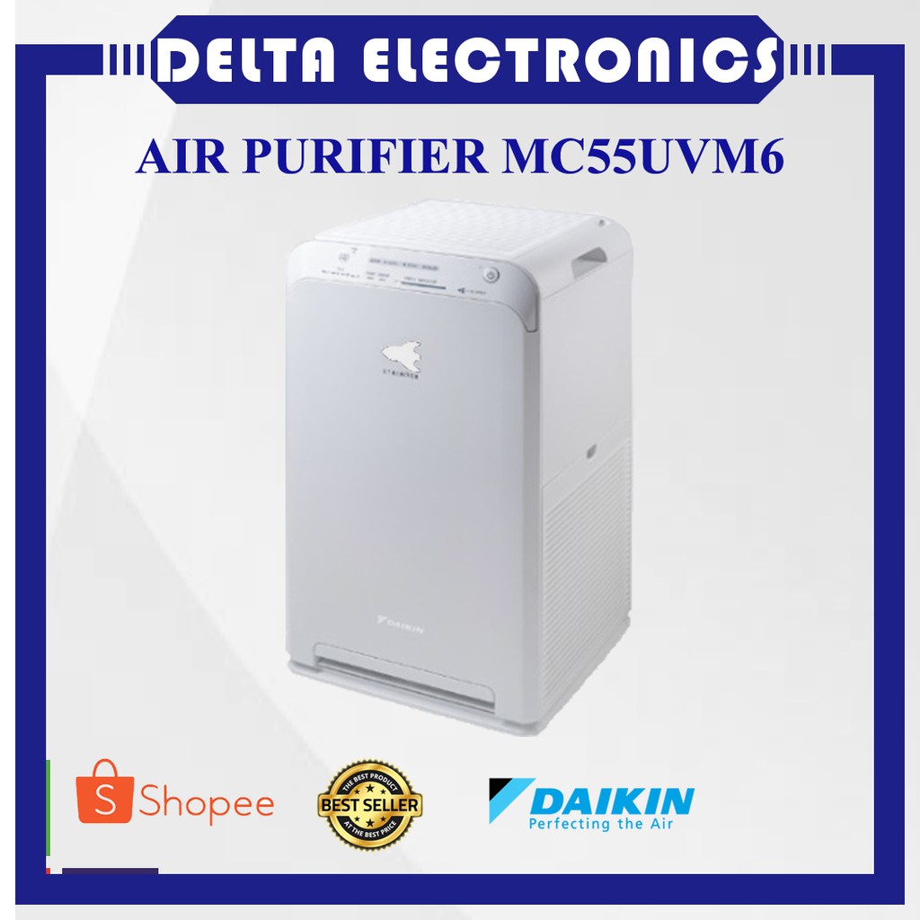 Daikin Air Purifier MC55UVM6 - Pembersih Udara HEPA Filter