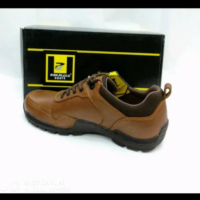 SEPATU KULIT PAKALOLO N6881 TAN ORIGINAL - COKELAT MUDA, 39 FULL ORIGINAL