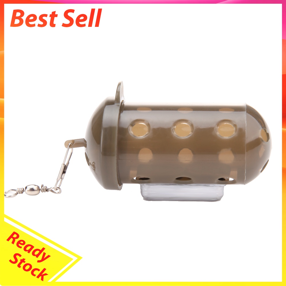 Carp Fishing Feeder Holder Basket Cage w/Weight Carp Catfish Fishing Tackle