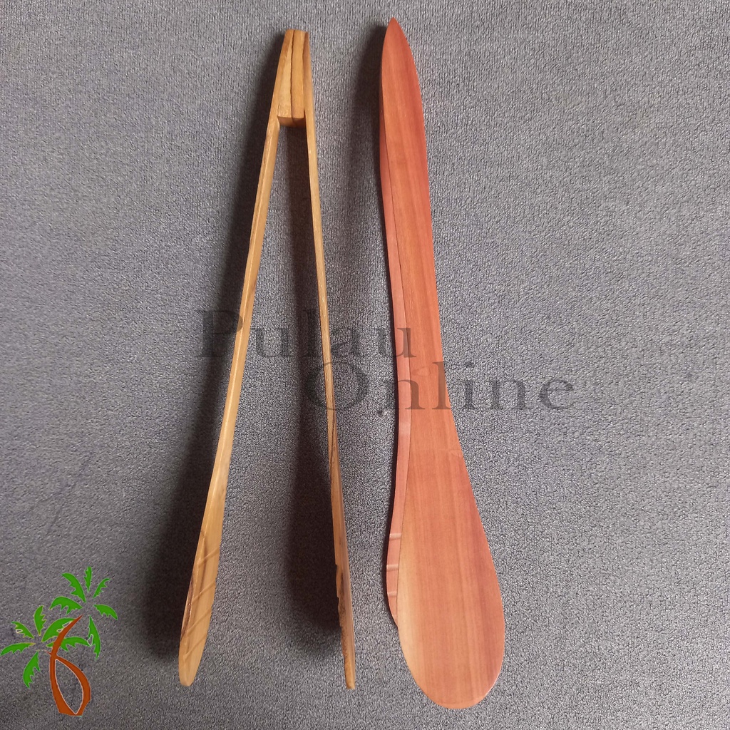 Penjepit Makanan / Capitan Makanan Kayu / Capit Makanan / Wooden Tongs