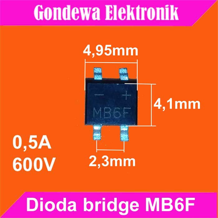 MB6F dioda bridge