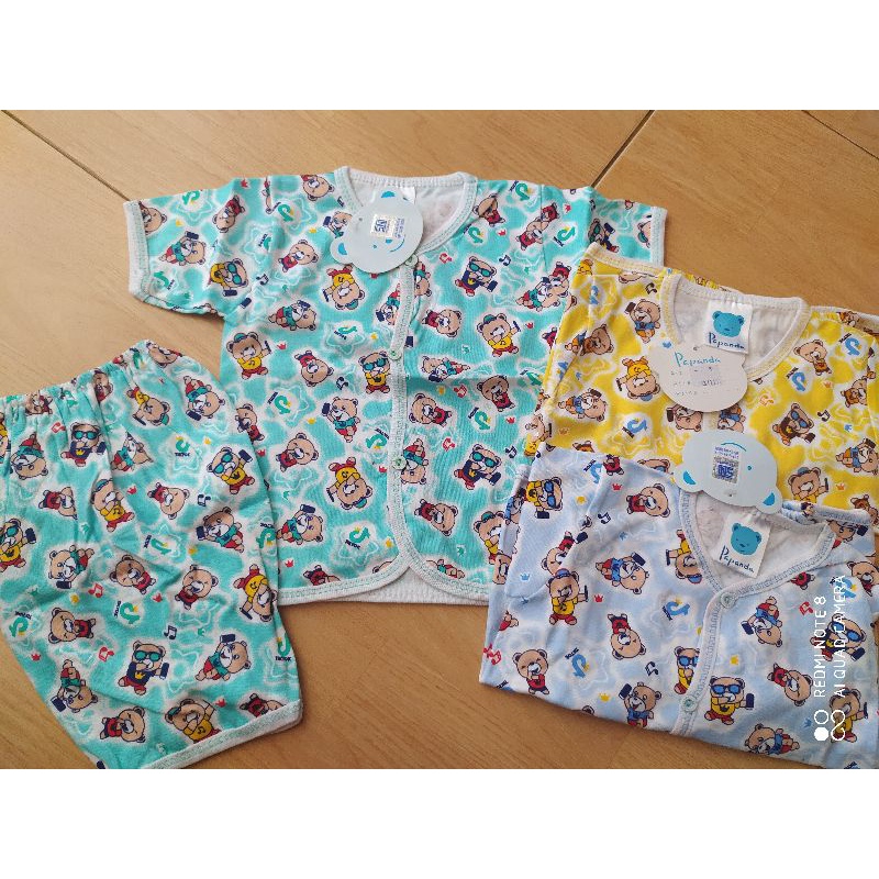 Stelan Bayi pendek papanda 3 - 6 bulan size M/L