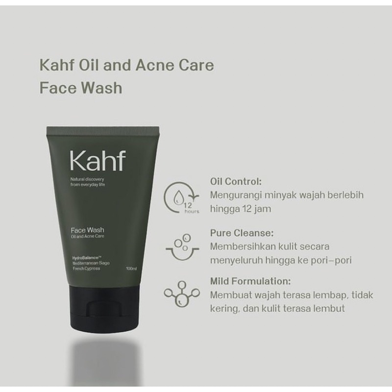 SABUN CUCI MUKA COWOK KAHF/KAHF FACE WASH