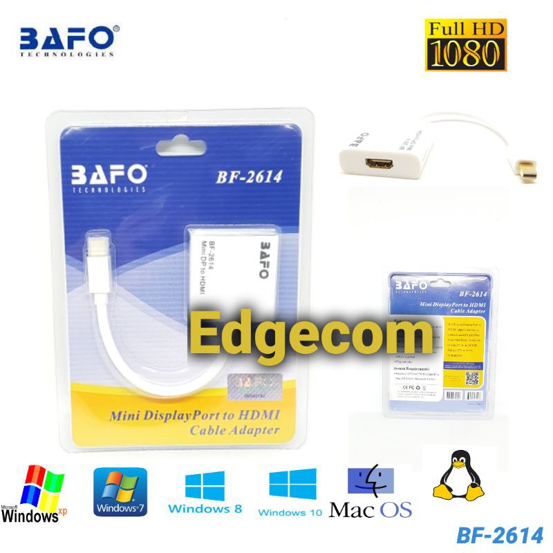 Kabel Mini Display Port to HDMI BF-2614 BAFO