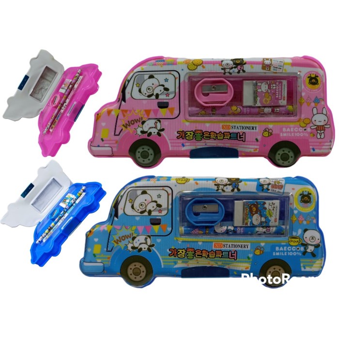 

Update Kotak Pensil Magnet Bentuk Bus Besar 2 Sisi Xd-9565H Plus Isi Hot Sale