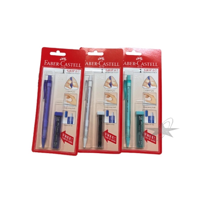

PENSIL MEKANIK FABER CASTELL EXTRA TUBE LEADS MURAH / PENSIL MEKANIK 0,7 FABER CASTELL EXTRA ISIAN GRATIS