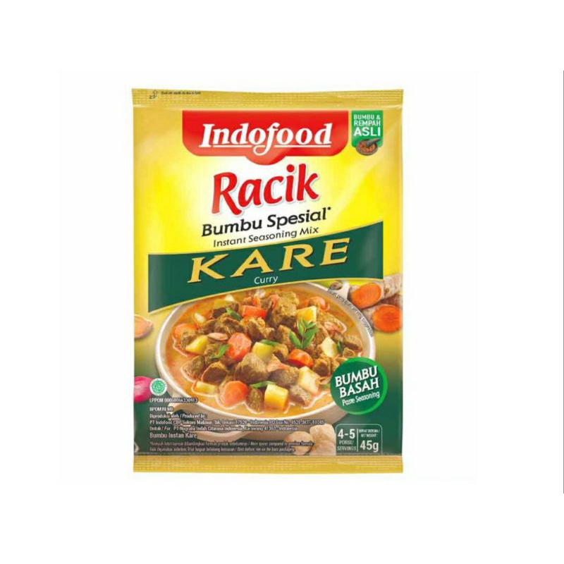 

Indofood Racik Bumbu Kare 45 g.