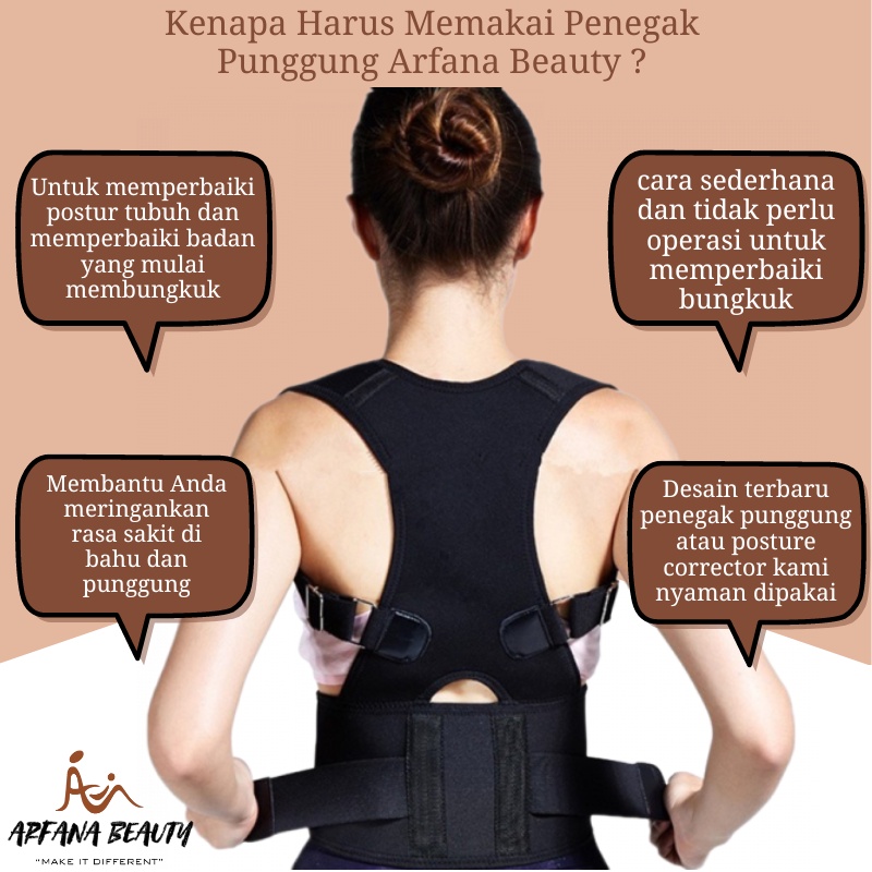 Alat Penyangga Punggung Magnetic Therapy Posture CORRECTOR BESAR Shoulder Back Support CHS-0610